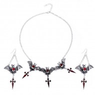 Wholesale Bat Necklace Set